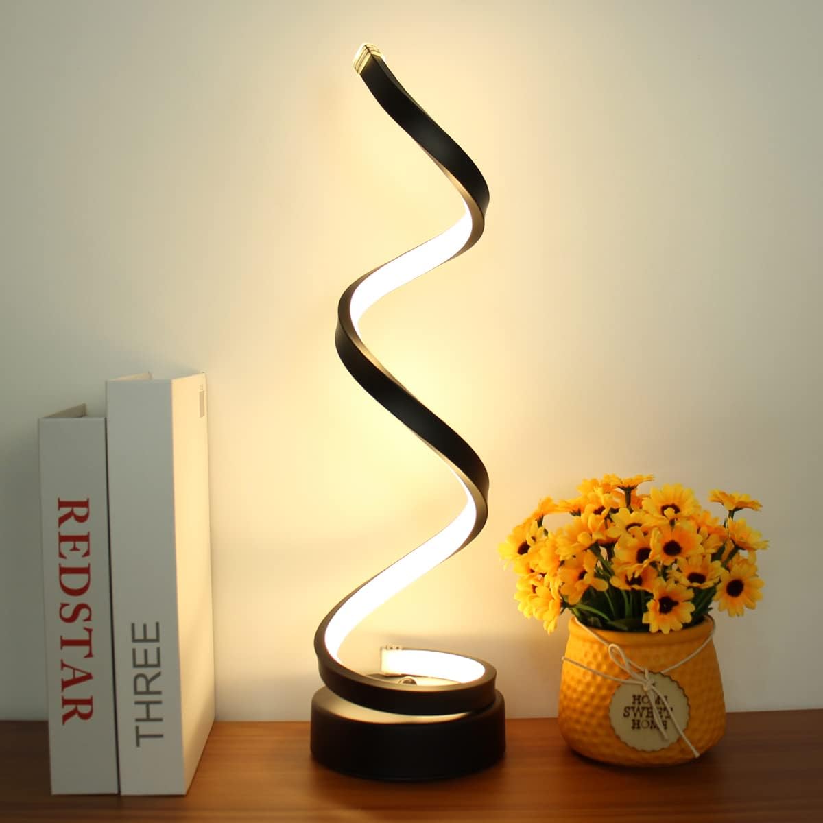 Spiral table lamp