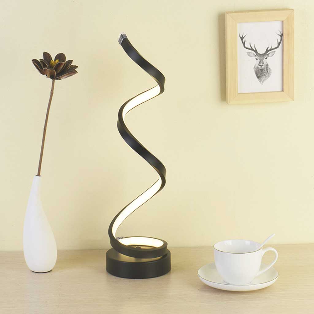 Spiral table lamp