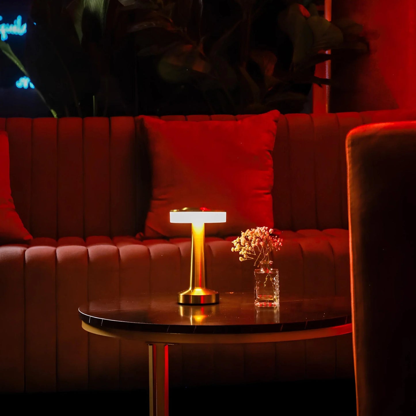 Lámpara de mesa retro para bar