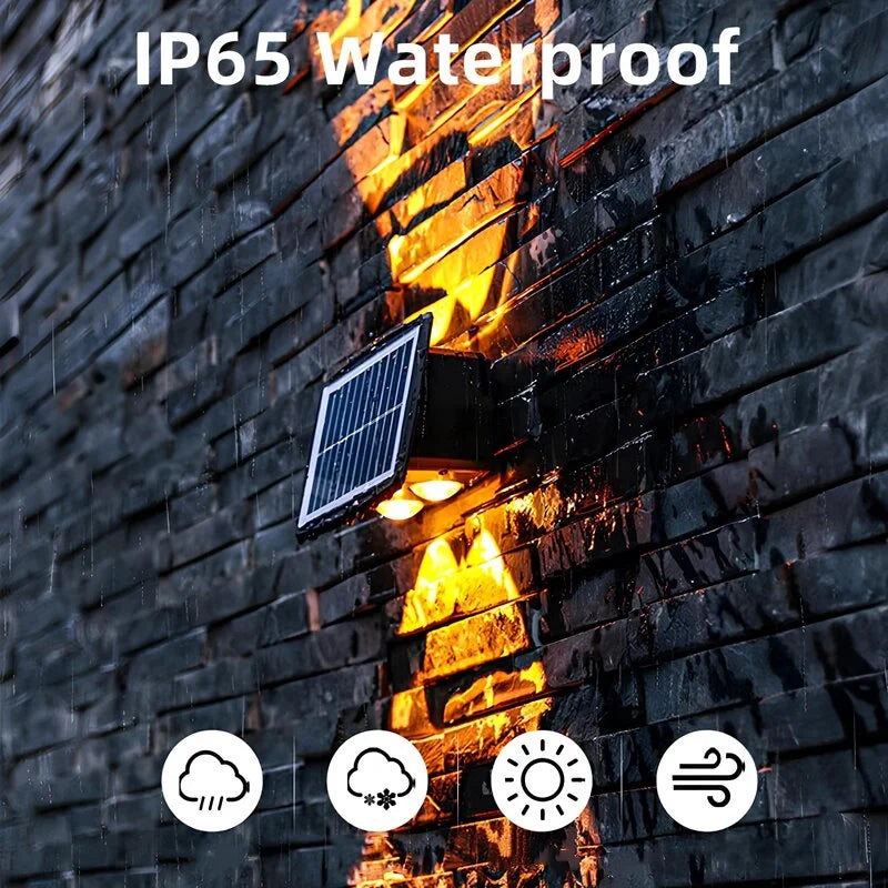 Aplique solar para pared