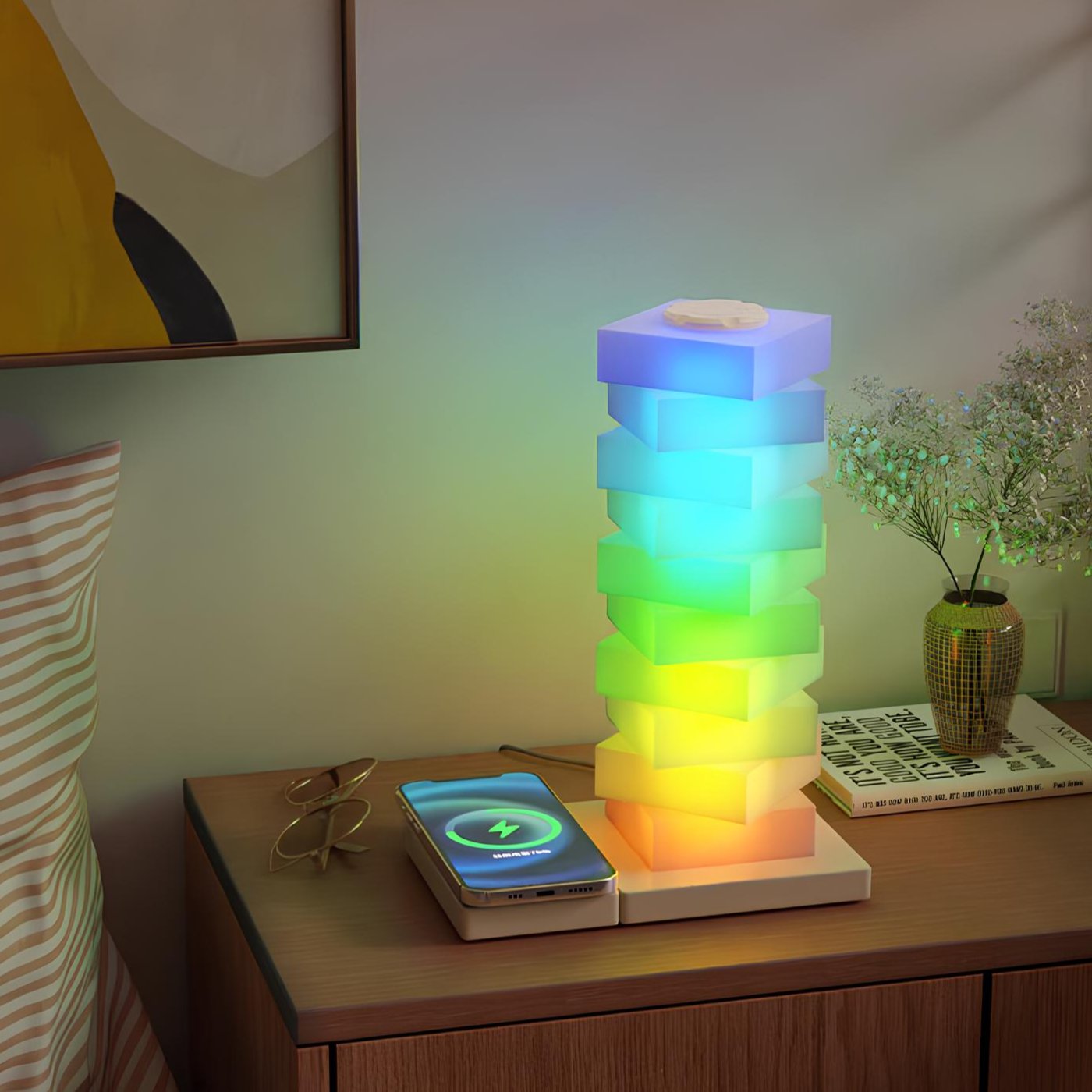 Pilar de luz ajustable
