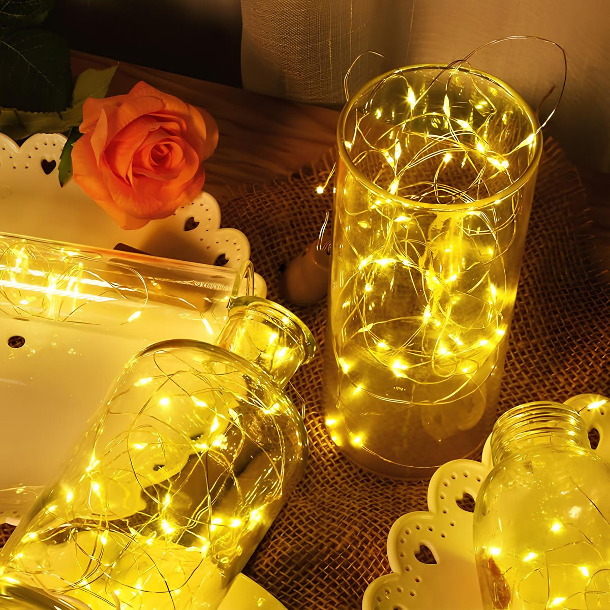 Solar fairy string lights