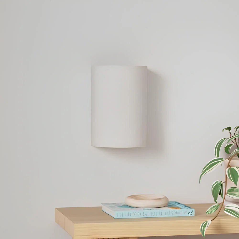 Lámpara de pared lino brillante