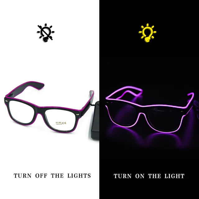 Gafas de neón