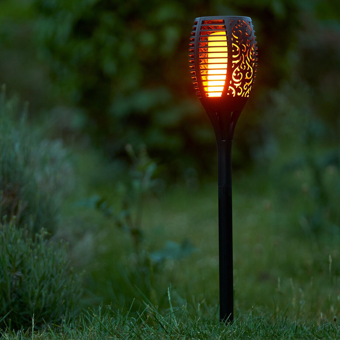 Antorcha solar para exteriores