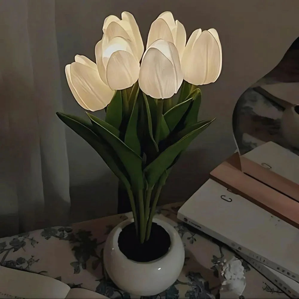 Luz nocturna tulipán