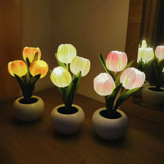 Luz nocturna tulipán