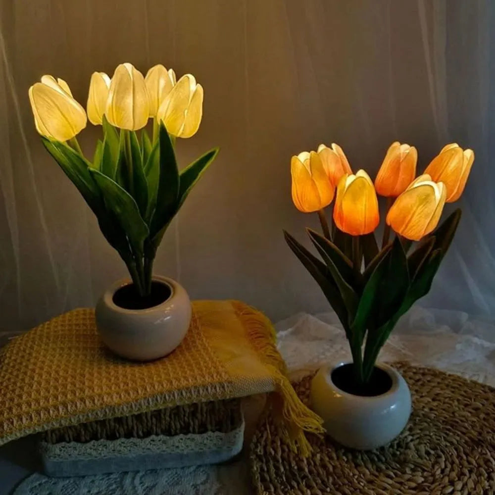 Luz nocturna tulipán
