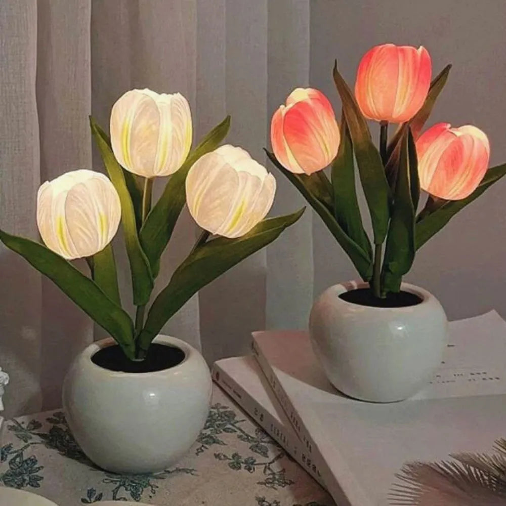 Luz nocturna tulipán