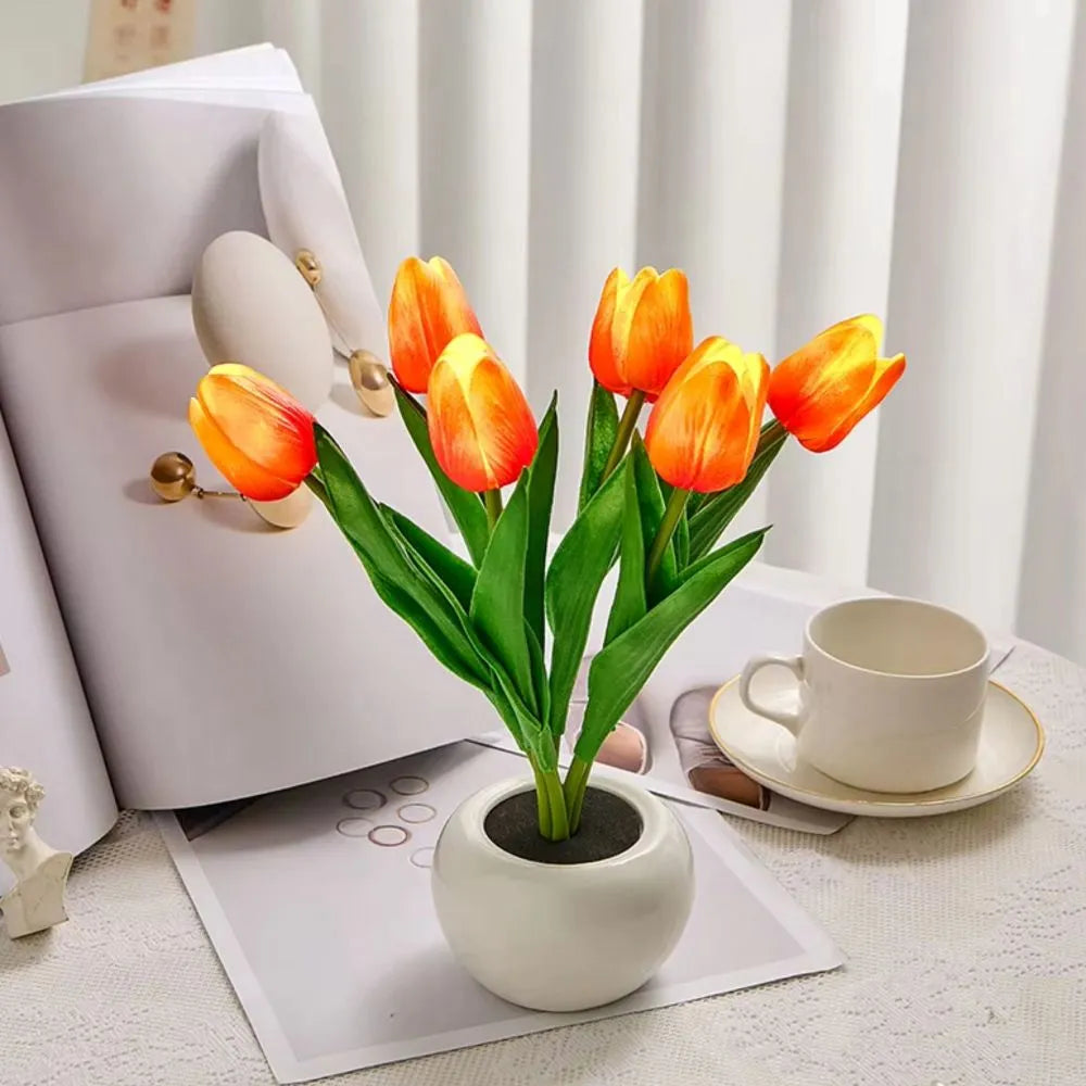 Luz nocturna tulipán