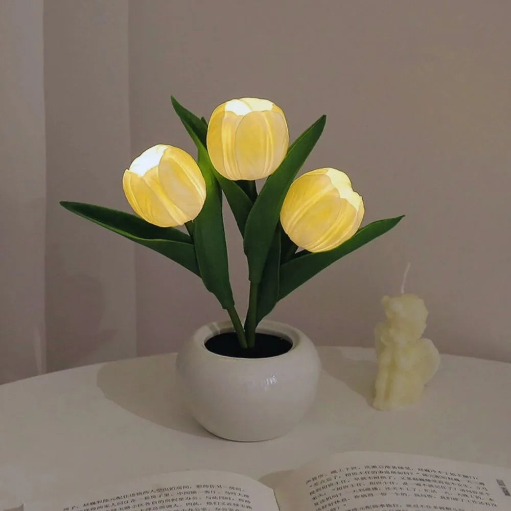 Luz nocturna tulipán
