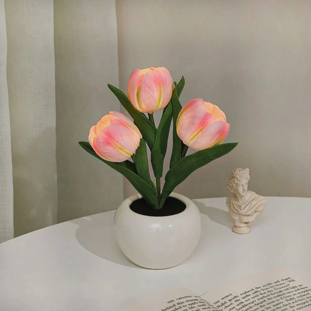Luz nocturna tulipán