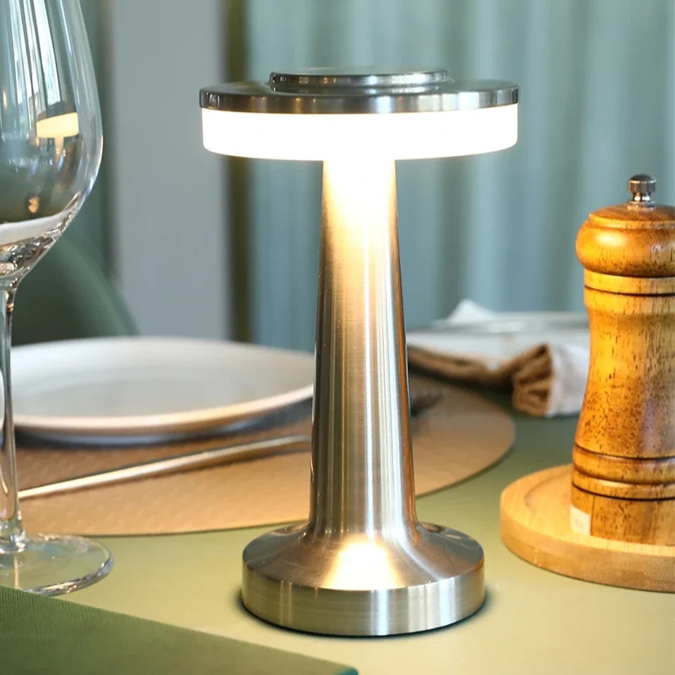 Lámpara de mesa retro para bar