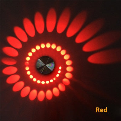 Luz en espiral